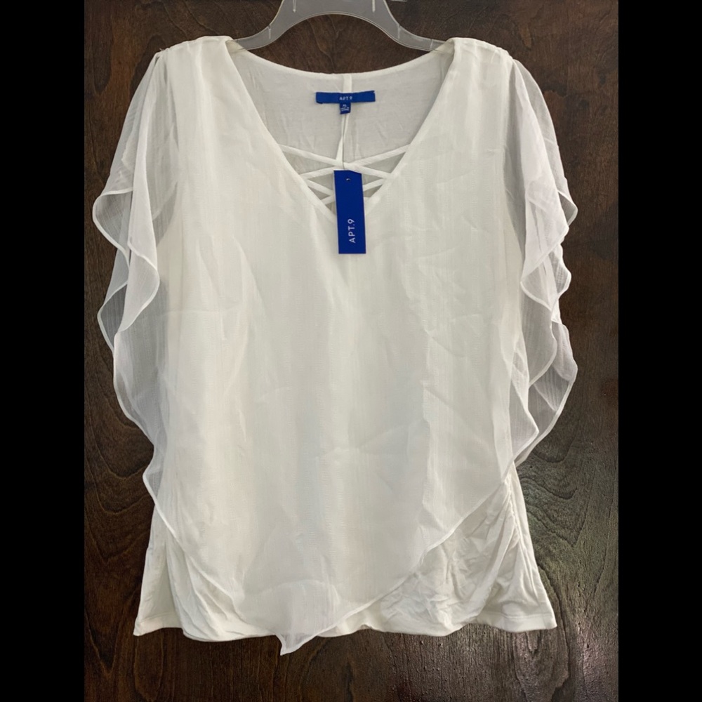 APT 9 Brand New white top